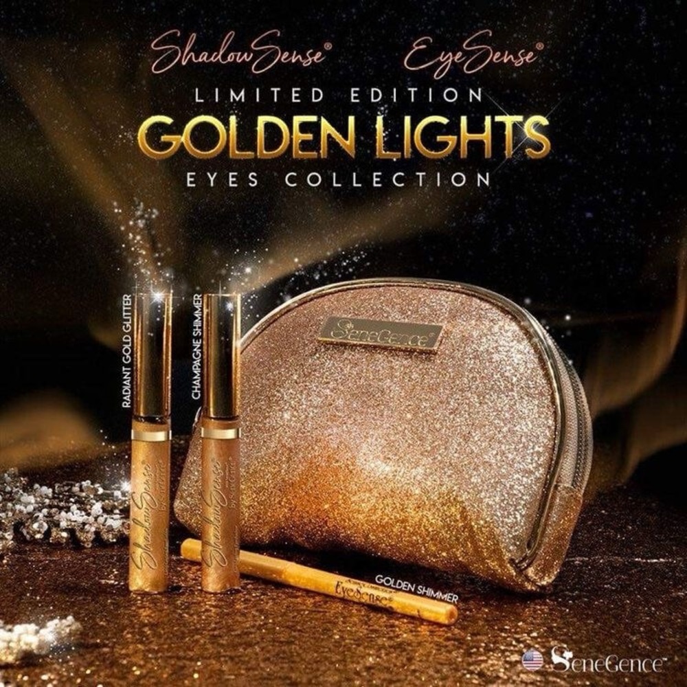Golden Lights ShadowSense and Eyeliner Collection. Sold Out at web site.